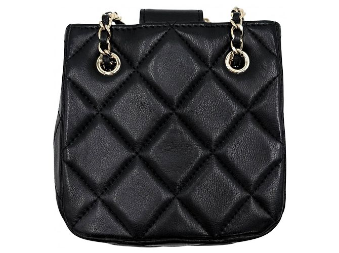 Timeless Borsa a tracolla Chanel in pelle nera trapuntata Nero - vista 2