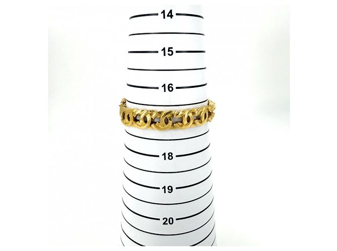 Bracciale Rigido Chanel Vintage Gold D'oro - vista 4