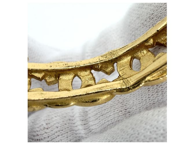Bracciale Rigido Chanel Vintage Gold D'oro - vista 9