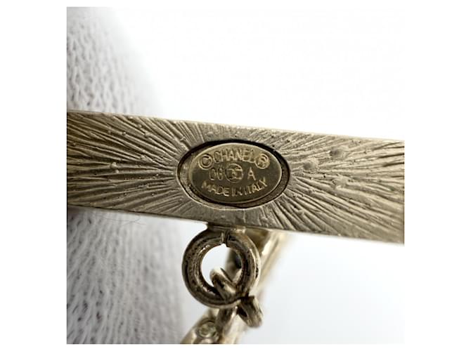 Spilla Chanel placcata oro con strass Multicolore D'oro - vista 4