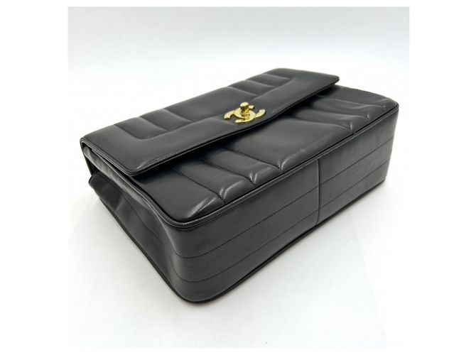 Bolso de mano Chanel Mademoiselle Top Handle Negro - vista 3