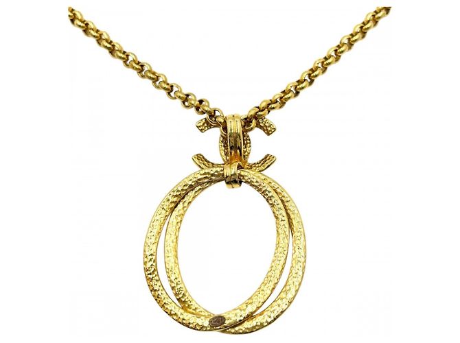 Collana Chanel Vintage Gold D'oro - vista 2