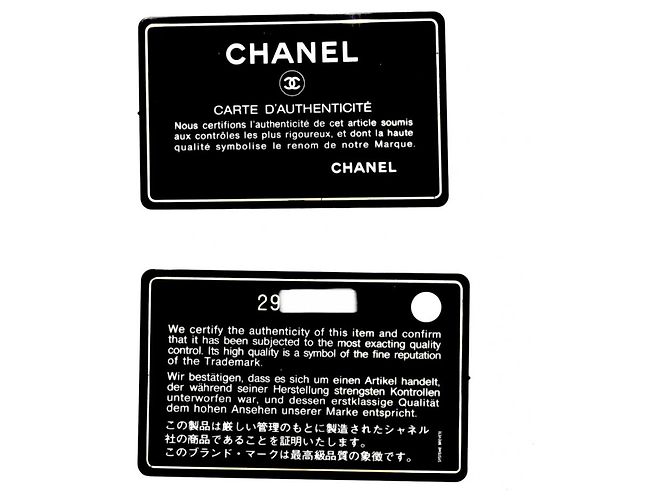 Borsa Tote Chanel Deauville MM Blu Blu navy - vista 11