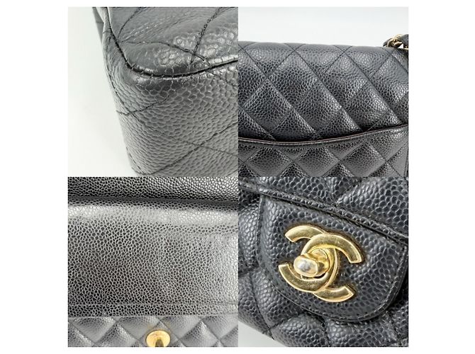 Borsa a tracolla Chanel Matelassé 25 Nero - vista 7