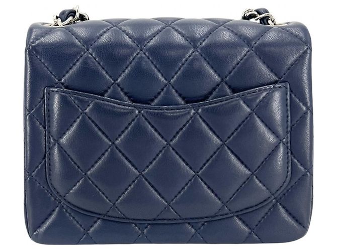 Borsa a tracolla mini matelassé da donna Chanel Blu - vista 2