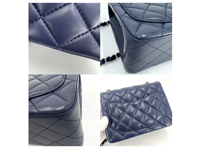 Borsa a tracolla mini matelassé da donna Chanel Blu - vista 9