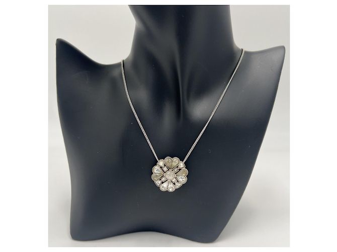 Timeless Collana Chanel in strass argento - vista 3