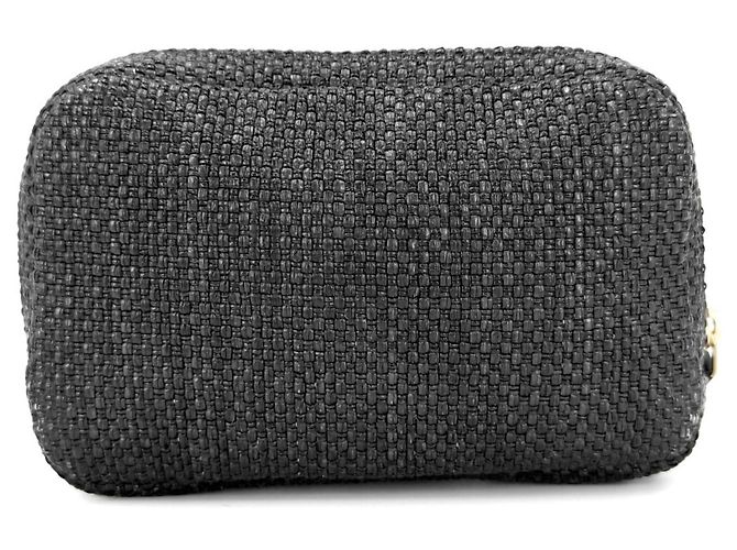 Pochette Chanel Deauville Coco Mark Nero - vista 2