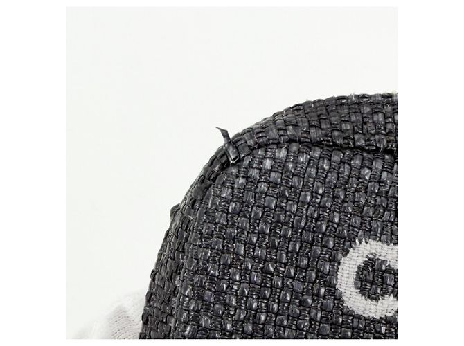 Pochette Chanel Deauville Coco Mark Nero - vista 6