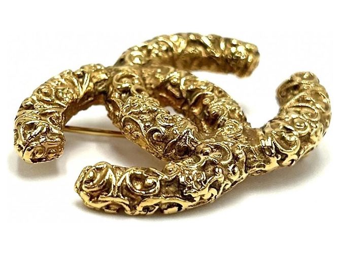 Spilla Chanel placcata oro D'oro - vista 3