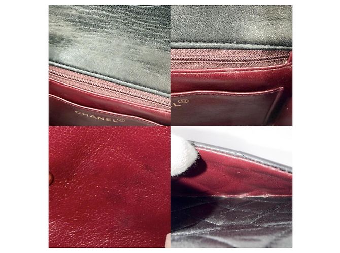 Borsa a Spalla Chanel Mini Matelasse Nero - vista 7