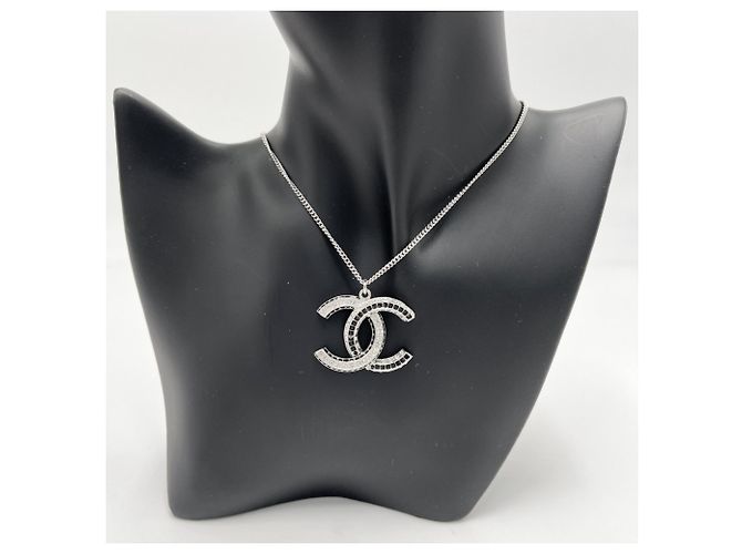 Collana con strass da donna Chanel Argento - vista 3