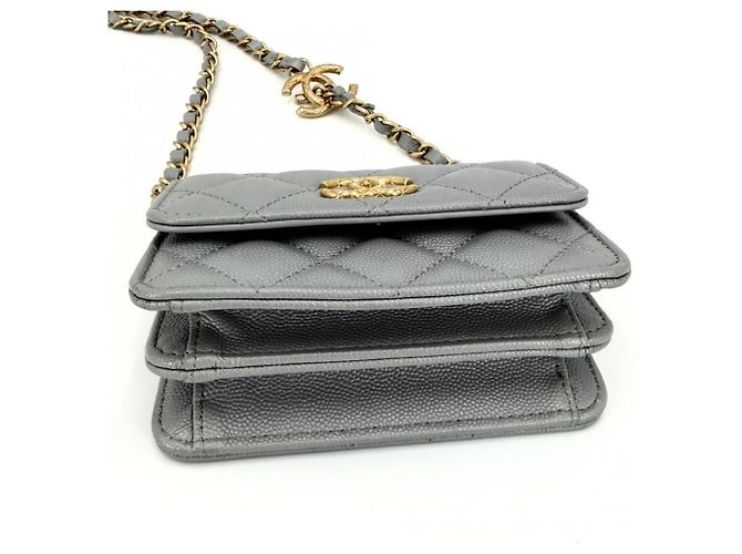 Borsa a tracolla mini Matelassé da donna Chanel Marrone - vista 3