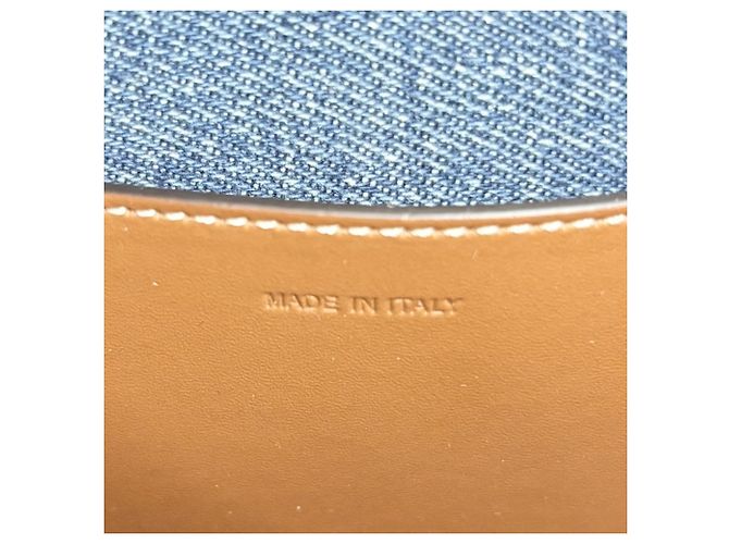 Céline Borsa a tracolla mini bucket Triomphe Celine Marrone - vista 5
