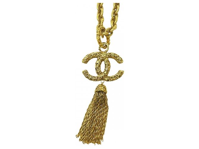 Timeless Chanel Vintage Goldkette für Damen Golden - Ansicht 2