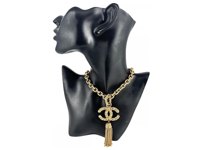 Timeless Chanel Vintage Goldkette für Damen Golden - Ansicht 4