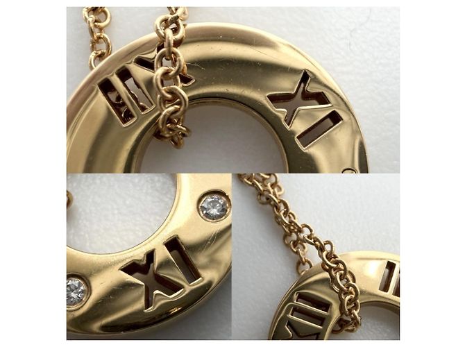 Collana con pendente Atlas Small Pierced Circle di Tiffany & Co. - vista 8