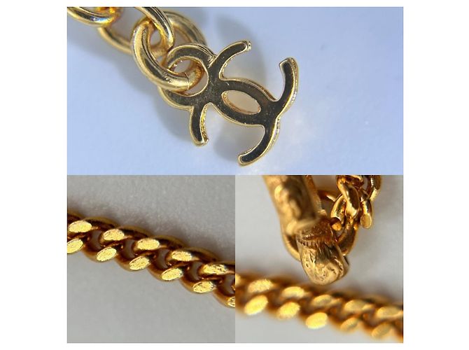 Collana a catena Chanel Coco Mark oro D'oro - vista 5