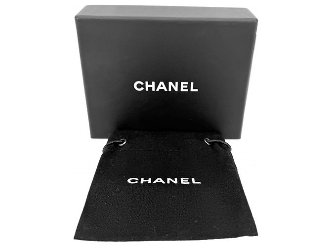 Collana Chanel in strass argento - vista 8