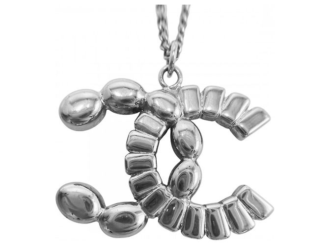 Timeless Collana Chanel in strass argento - vista 2