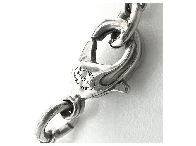 Timeless Collana Chanel in strass argento - vista 4