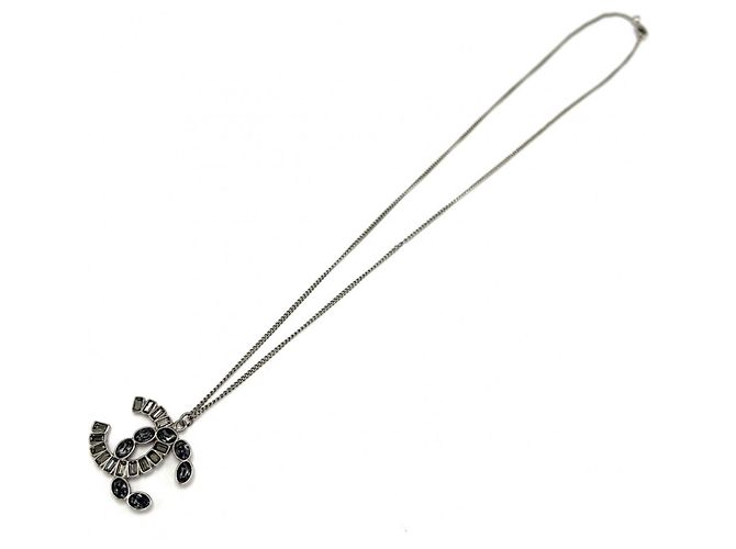 Timeless Collana Chanel in strass argento - vista 5