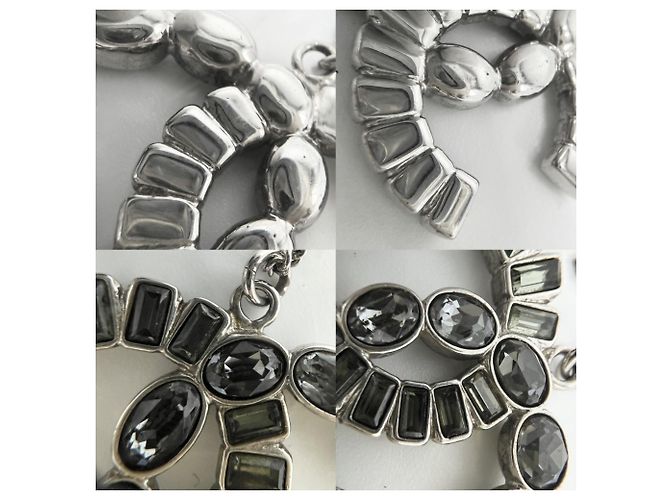 Timeless Collana Chanel in strass argento - vista 6