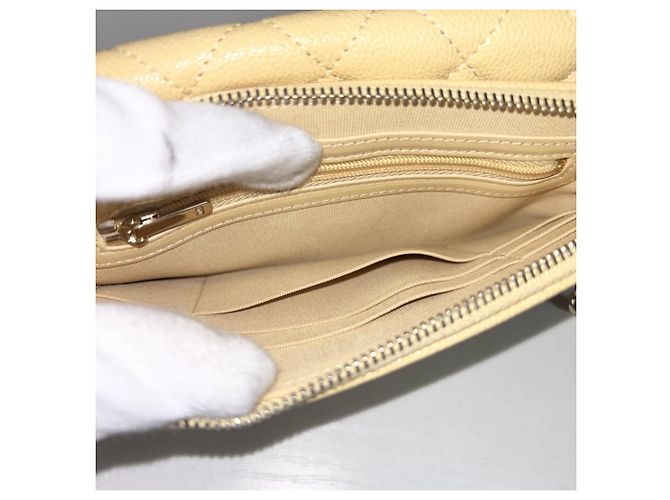 Borsa a tracolla mini Matelassé da donna Chanel Giallo - vista 4