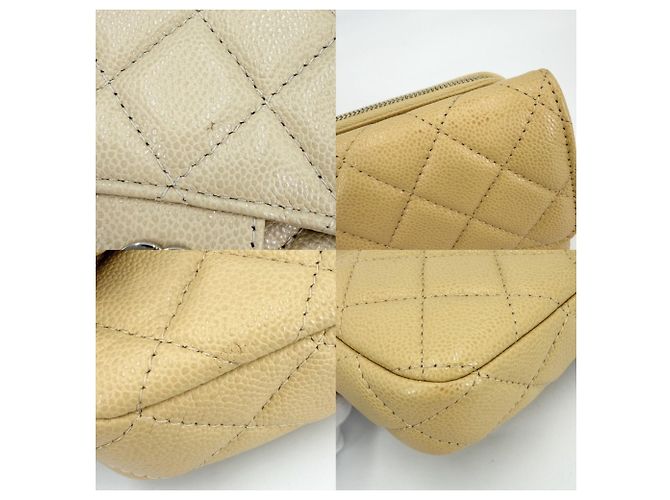 Borsa a tracolla mini Matelassé da donna Chanel Giallo - vista 8