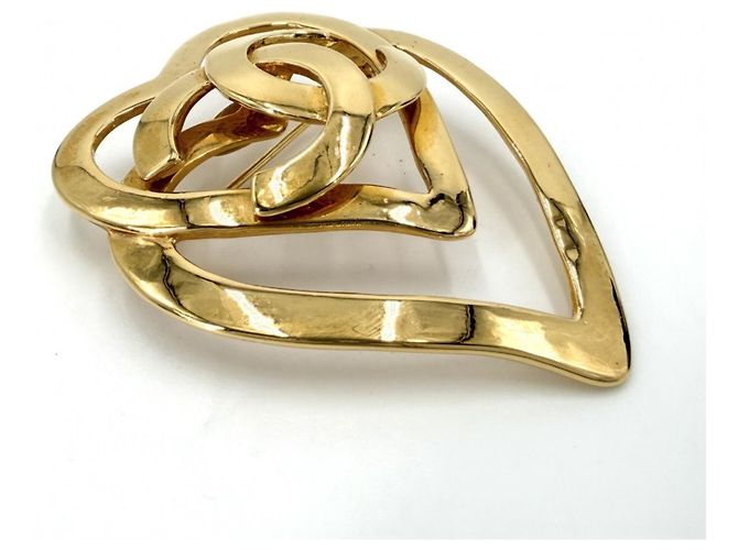 Timeless Spilla Chanel Vintage placcata oro D'oro - vista 3
