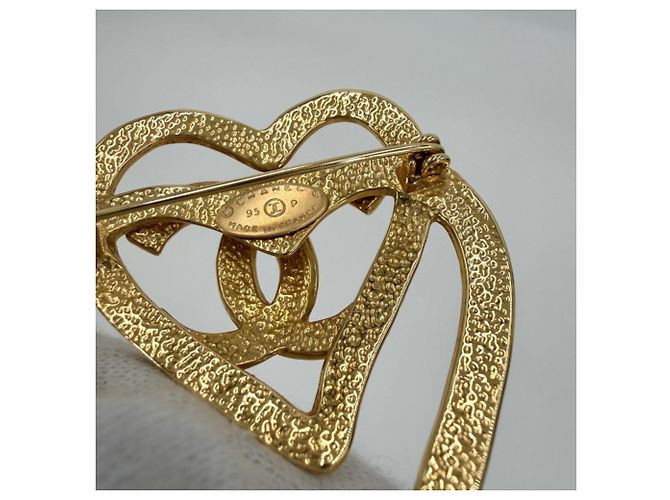 Timeless Spilla Chanel Vintage placcata oro D'oro - vista 5