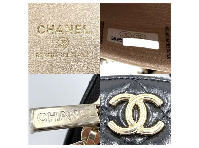 Borsa Chanel Matelassé Mini Vanity Nero - vista 5