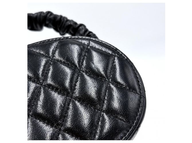 Borsa Chanel Matelassé Mini Vanity Nero - vista 6