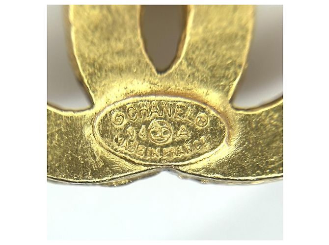 Spilla Chanel Vintage placcata oro D'oro - vista 3