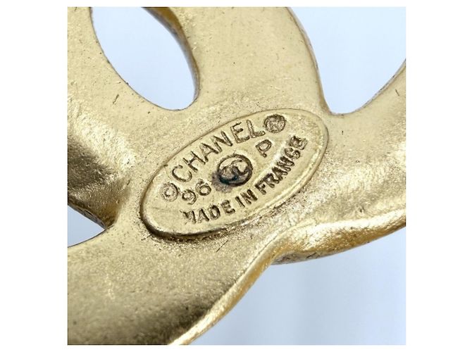Spilla Chanel Vintage Gold D'oro - vista 4