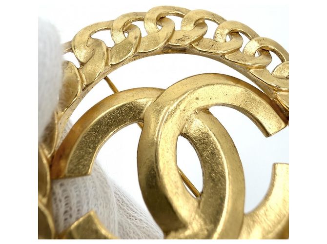Spilla Chanel Vintage Gold D'oro - vista 5