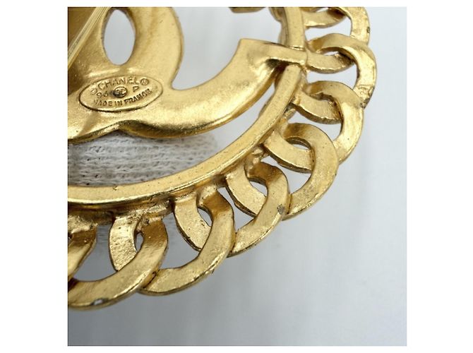 Spilla Chanel Vintage Gold D'oro - vista 8