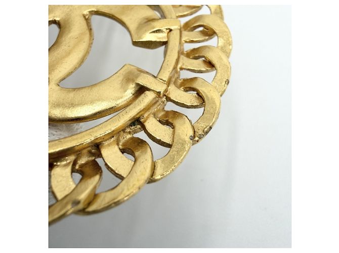Spilla Chanel Vintage Gold D'oro - vista 9