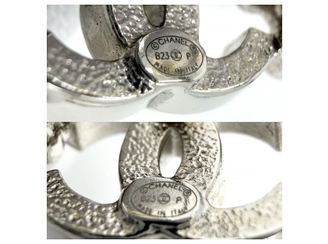 Chanel Strass-Ohrstecker Silber - Ansicht 5
