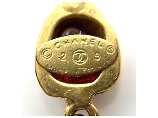 Collana lunga vintage Chanel Multicolore D'oro - vista 3