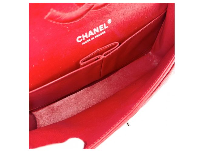Borsa a tracolla Chanel Matelassé 25 Rosso - vista 4