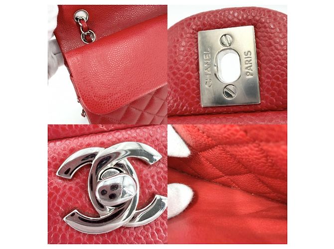 Borsa a tracolla Chanel Matelassé 25 Rosso - vista 6