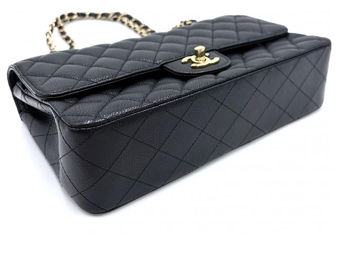 Borsa a tracolla Chanel Matelassé 25 Nero - vista 3