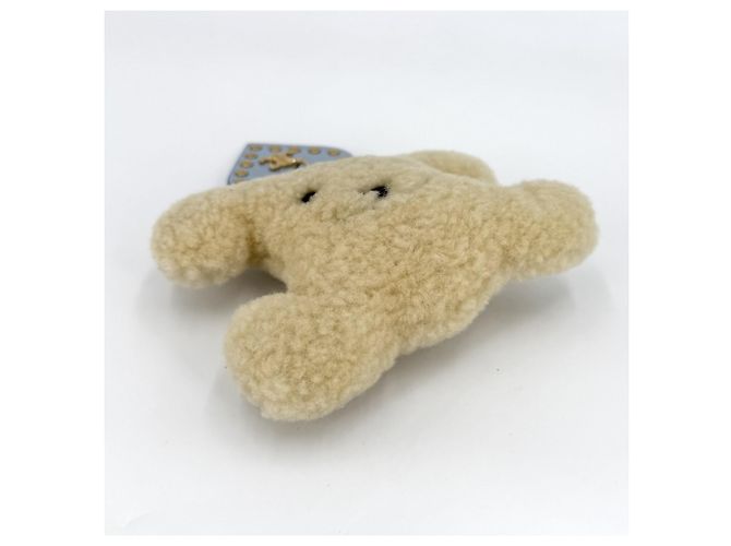 Céline Portachiavi Celine Pom-Pom a forma di cuore Beige Blu chiaro - vista 3