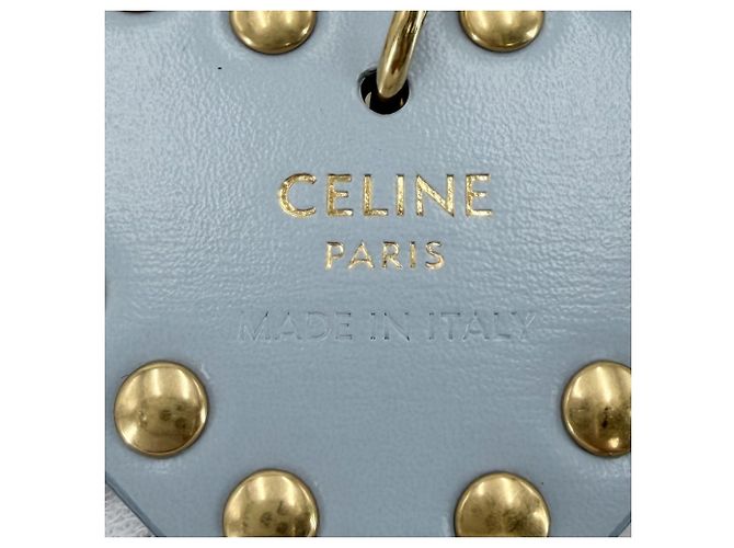 Céline Portachiavi Celine Pom-Pom a forma di cuore Beige Blu chiaro - vista 4