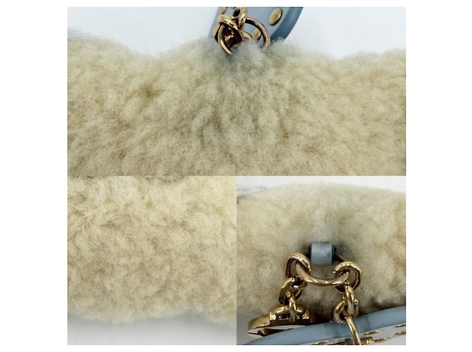 Céline Portachiavi Celine Pom-Pom a forma di cuore Beige Blu chiaro - vista 5