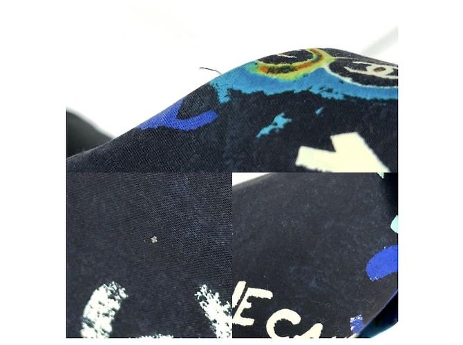 Borsa Chanel Edizione Limitata Nero Blu - vista 7