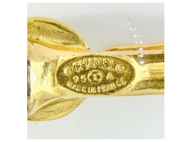 Collana con pendente Chanel Vintage Gold D'oro - vista 4