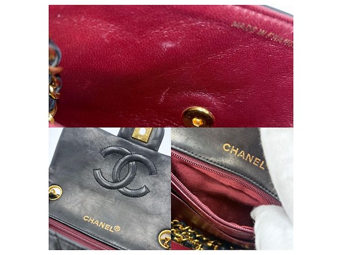 Timeless Borsa a Spalla Chanel Mini Matelasse Nero - vista 8