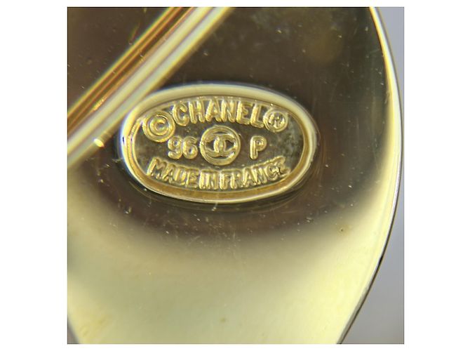 Spilla Chanel placcata oro D'oro - vista 4
